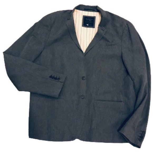 All Saints Spitalfields Lined Blazer Sport Coat - Picture 3 of 6